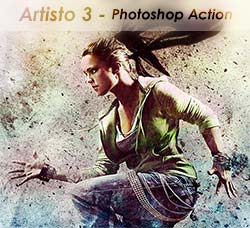 极品PS动作－水墨艺术(第三版)：Artisto 3 - Photoshop Action